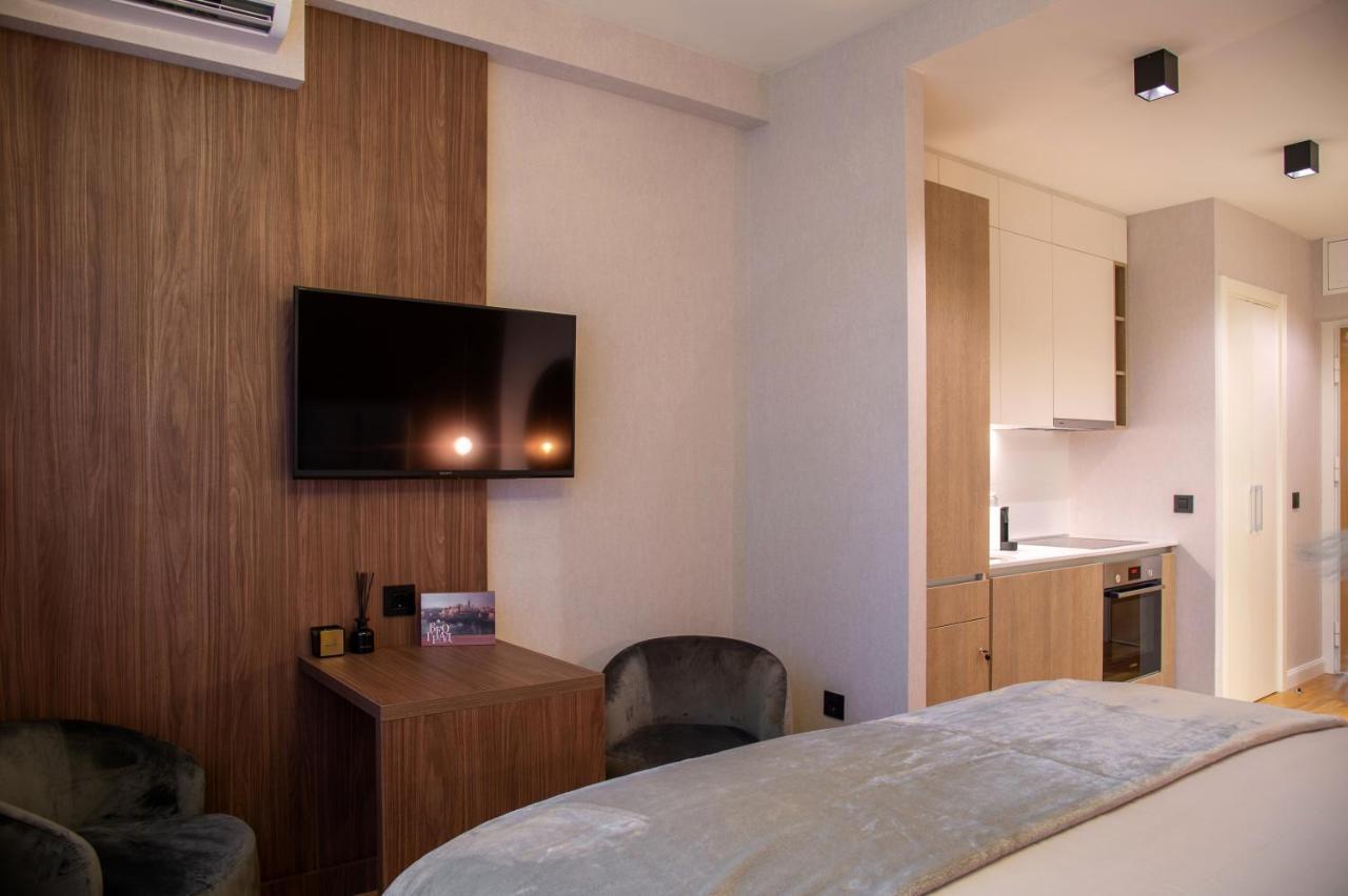 Luxury Studio Belgrade Waterfront Exteriör bild