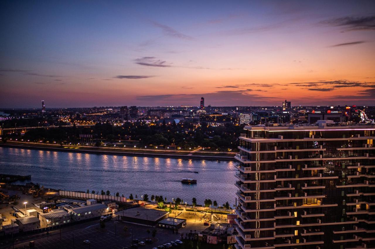 Luxury Studio Belgrade Waterfront Exteriör bild
