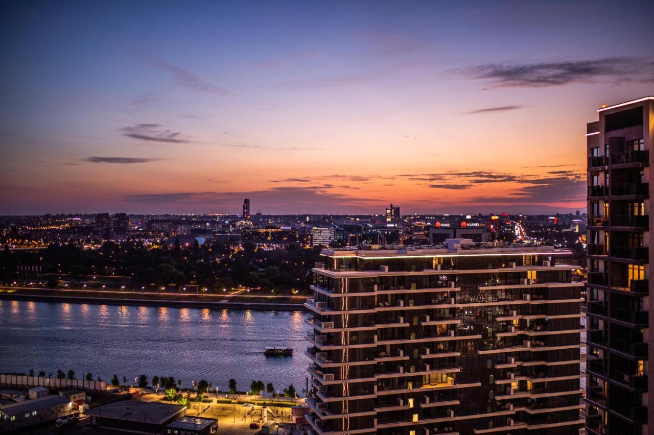 Luxury Studio Belgrade Waterfront Exteriör bild